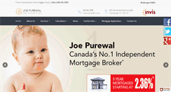 Desktop Screenshot of joepurewal.com